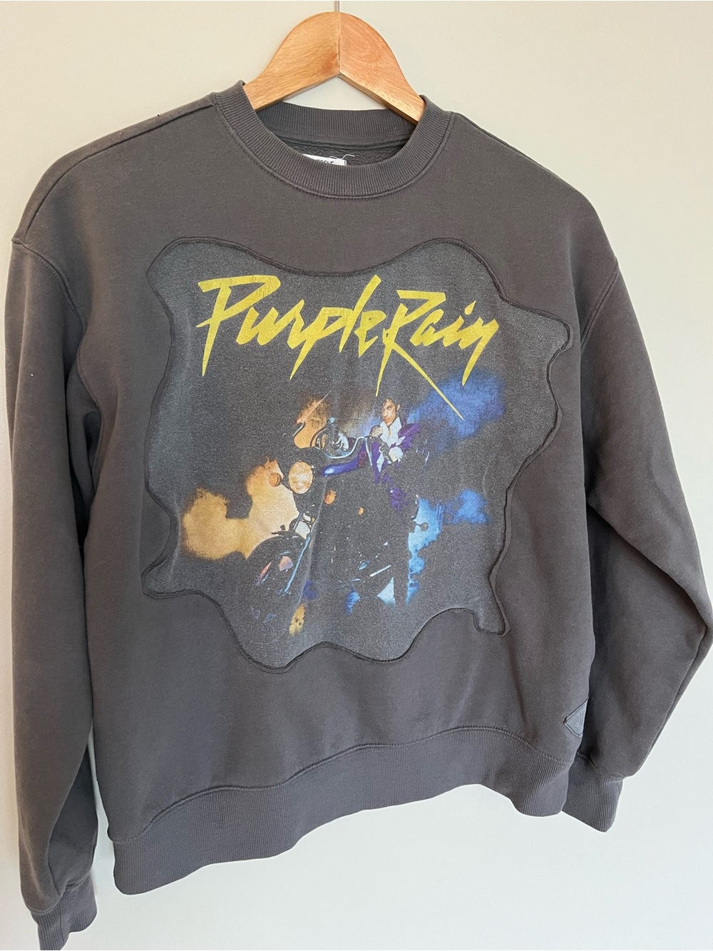 Prince Purple Rain Upcycled sweatshirt S